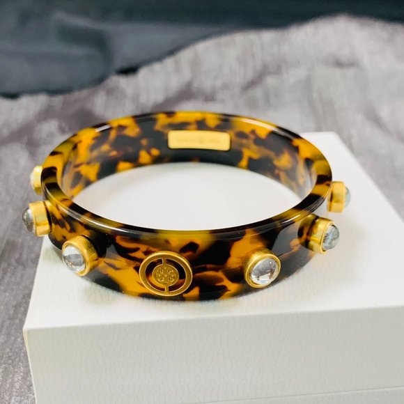 Tory Burch bracelet T series simple commuting big-budget resin bracelet - Picture 1 of 12